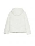 Biała kurtka puffer z kapturem - biały - CROPP - small6