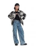 Jachetă shacket - negru - CROPP - small2