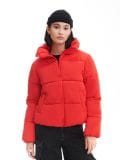 Quilted puffer jacket - Rot - CROPP - small1
