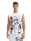 Biała koszulka z nadrukiem anime - biały - CROPP - small2
