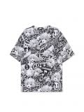 Koszulka z motywem mangi all over - czarny - CROPP - small5