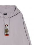 Ciemnoszara bluza z kapturem The Office - szary - CROPP - small4