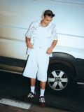 Teksas šorts - white - CROPP - small4