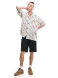 Шорти з додаванням льону - чорний - CROPP - small1