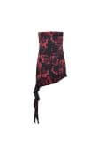 Asymetryczna sukienka mini w róże - wielobarwny - CROPP - small2