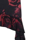 Asymetryczna sukienka mini w róże - wielobarwny - CROPP - small3