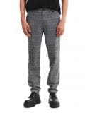 Szare spodnie chino slim w kratę - jasny szary - CROPP - small2