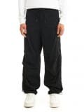 Czarne spodnie parachute - czarny - CROPP - small1