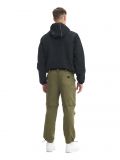 Ciemnozielone spodnie parachute - zielony - CROPP - small3