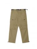 Ciemnozielone spodnie parachute - zielony - CROPP - small4