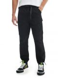 Czarne spodnie parachute - czarny - CROPP - small2