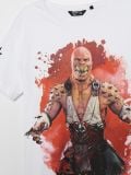 Koszulka z nadrukiem Mortal Kombat - biały - CROPP - small2
