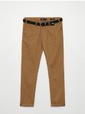 Chino Hose mit Gürtel - Beige - CROPP - small5