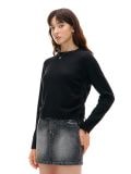 Pulover uni - negru - CROPP - small1