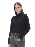 Czarny sweter z postrzępieniami - czarny - CROPP - small1