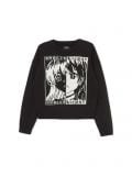 Czarny sweter z motywem mangi - czarny - CROPP - small3