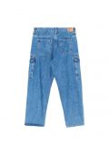 Niebieskie jeansy baggy - niebieski - CROPP - small6