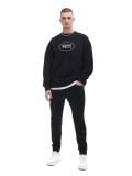 Teksakangast dressipüksid - must - CROPP - small1
