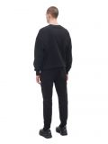 Pantaloni jogger cargo, din denim - negru - CROPP - small3