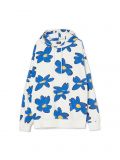 Bluza z kapturem w kwiaty - kremowy - CROPP - small3