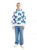 Bluza z kapturem w kwiaty - kremowy - CROPP - small2