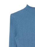Pulover cu guler semi-înalt - albastru - CROPP - small5