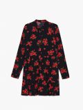 Koszulowa sukienka w kwiaty - czerwony - CROPP - small4