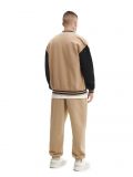 Beżowa bluza bomber z haftami - beżowy - CROPP - small4