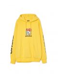 Żółta bluza z kapturem i nadrukami - żółty - CROPP - small3