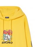 Żółta bluza z kapturem i nadrukami - żółty - CROPP - small4