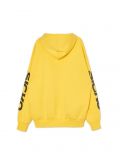 Żółta bluza z kapturem i nadrukami - żółty - CROPP - small5