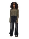 Pulover scurt - verde-prăfuit - CROPP - small3