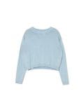 Niebieski sweter z efektem sprania - błękitny - CROPP - small4