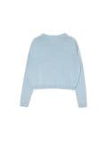 Niebieski sweter z efektem sprania - błękitny - CROPP - small6