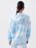 Hoodie in Batik-Optik - Blau - CROPP - small3