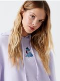 Bluza z aplikacją z Kłapouchym - fioletowy - CROPP - small3