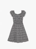 Sukienka hiszpanka w kwiaty - kremowy - CROPP - small4