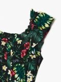 Sukienka hiszpanka w kwiaty - zielony - CROPP - small5
