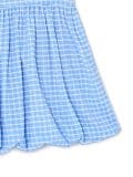 Niebieska sukienka mini w kratę - niebieski - CROPP - small3