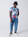 Tricou slim fit cu imprimeu - alb - CROPP - small2