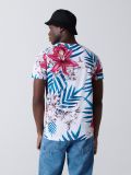 Tricou slim fit cu imprimeu - alb - CROPP - small3