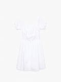 Schulterfreies Kleid - Weiß - CROPP - small4
