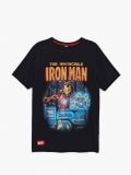 Koszulka z nadrukiem Iron Man - czarny - CROPP - small4