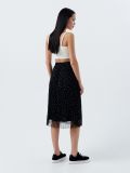 Fustă plisată, cu buline - negru - CROPP - small3