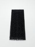 Fustă plisată, cu buline - negru - CROPP - small4