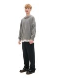 Dresy z zapinanymi panelami po bokach - czarny - CROPP - small2