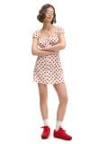 Gemustertes kleid - Weiß - CROPP - small1