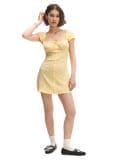 Rochie cu imprimeu - galben-deschis - CROPP - small1
