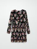 Sukienka w kwiaty - czarny - CROPP - small4