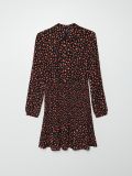 Plisowana sukienka w kwiaty - czerwony - CROPP - small4